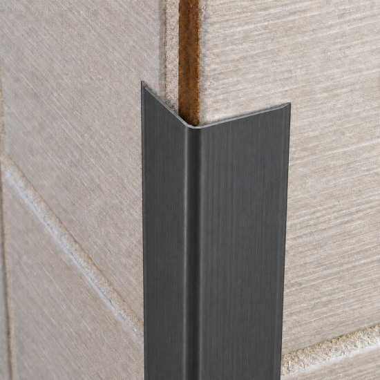 Cornier din aluminiu eloxat - antracit