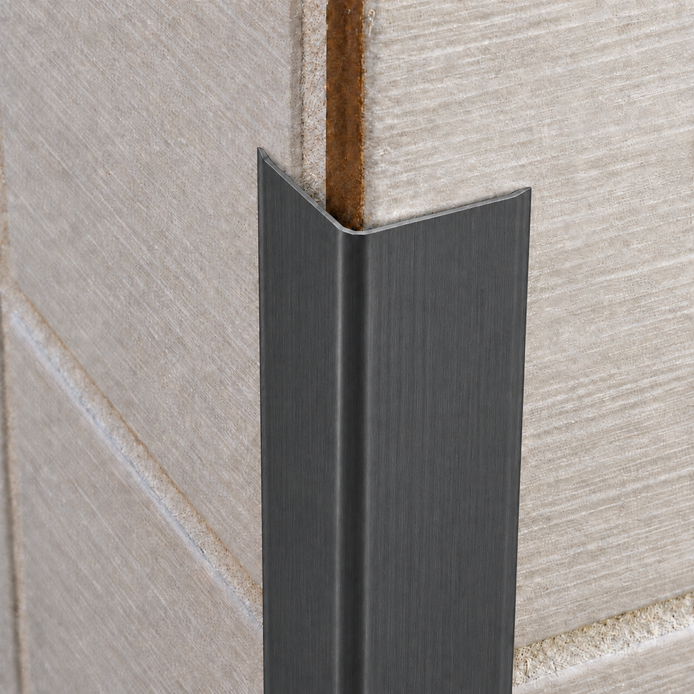 Cornier din aluminiu eloxat - antracit