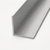 Cornier din aluminiu cu laturi egale - argintiu satinat