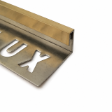 Bagheta dreapta din inox - auriu periat
