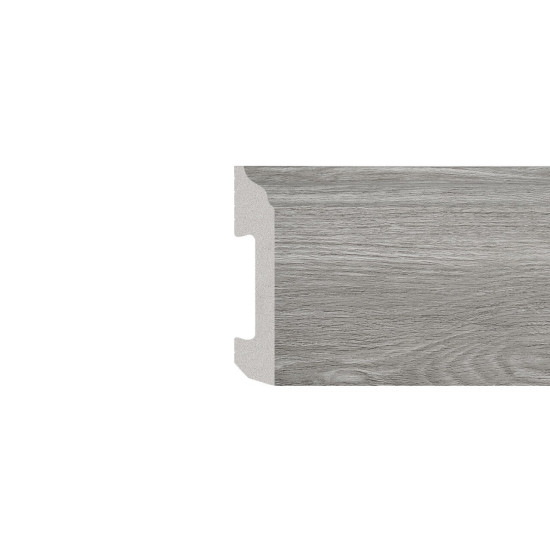 Plinta durcompozit - gri mat
